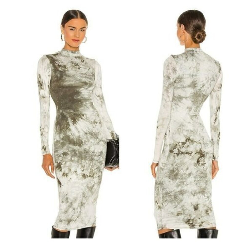 Lovers and Friends Ivanna Midi Dress - Green Tie Dye